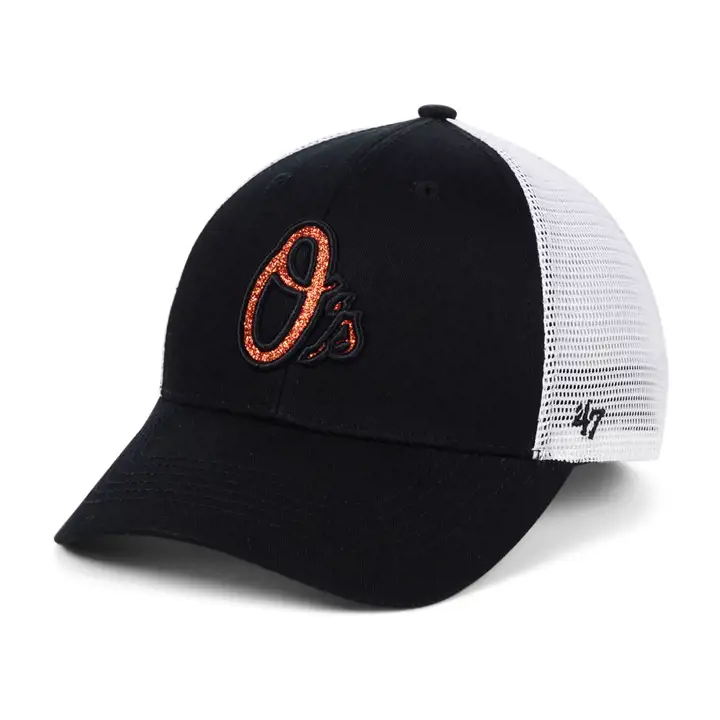 Baltimore Orioles MLB Casquette Trucker Femme Branson Glitta noir/blanc