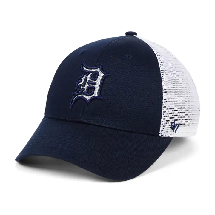 Casquette femme Detroit Tigers MLB Branson Glitta Trucker noir/blanc