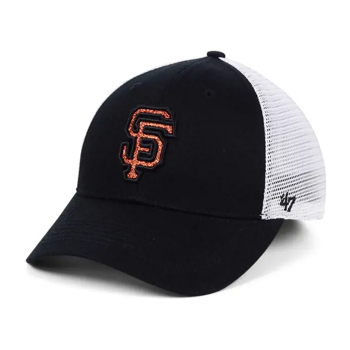 San Francisco Giants MLB Femme Branson Glitta Casquette de routier noir/blanc