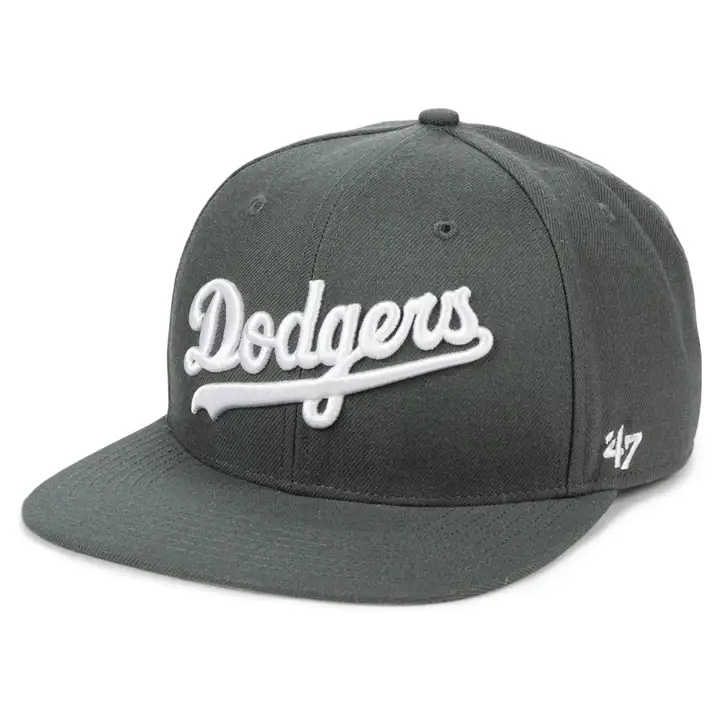 Casquette réglable MLB '47 Dodgers Script CHARCOAL des Dodgers de Los Angeles