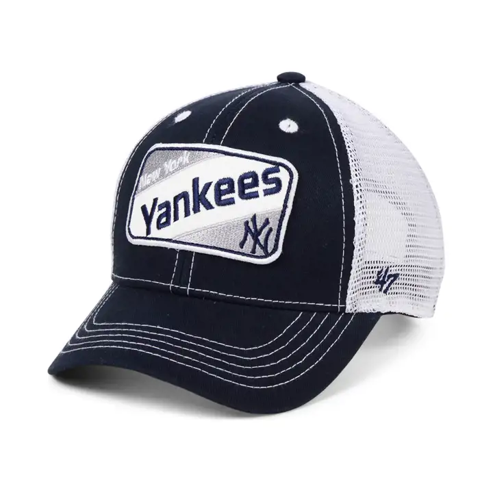 New York Yankees MLB Casquette enfant Woodlawn Meshback MVP BLEU MARINE/blanc