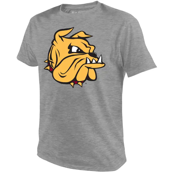 Minnesota Duluth 2F NCAA Big Logo T-Shirt Gris clair