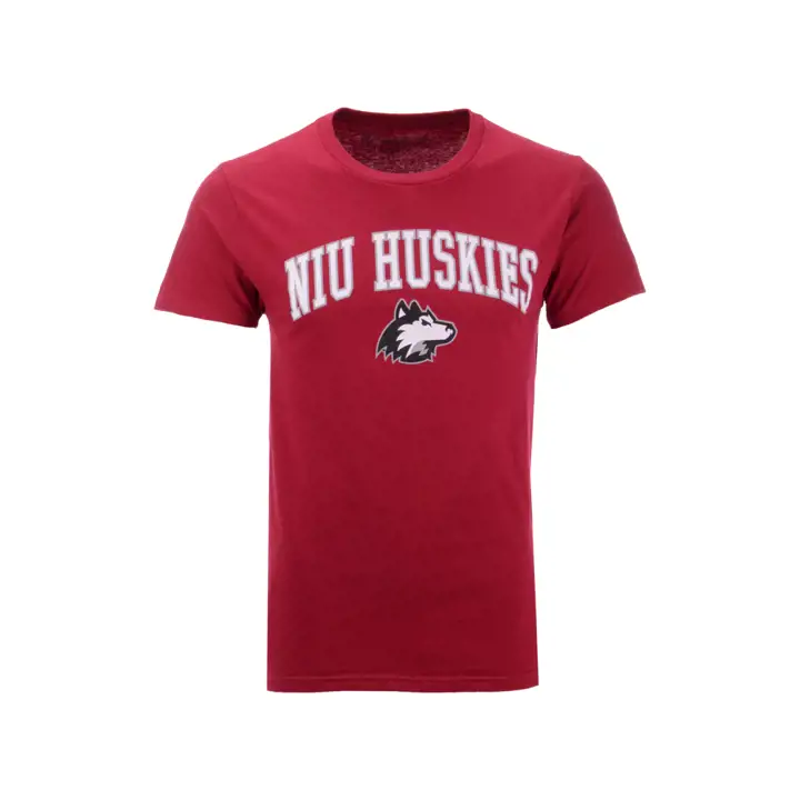 T-shirt Homme Northern Illinois Huskies Logo Mid-size NCAA Rouge