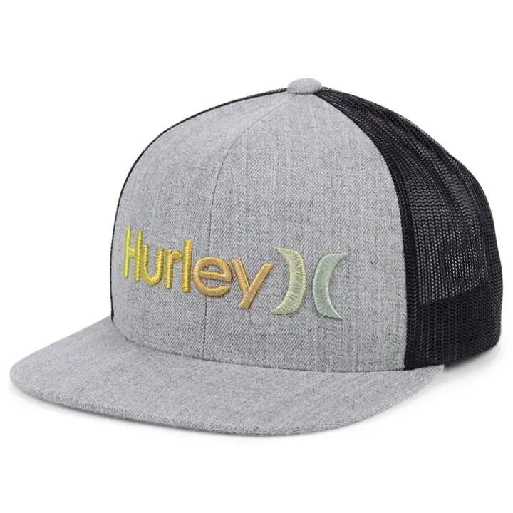 Hurley One & Only Gradient Snap Gris clair chiné