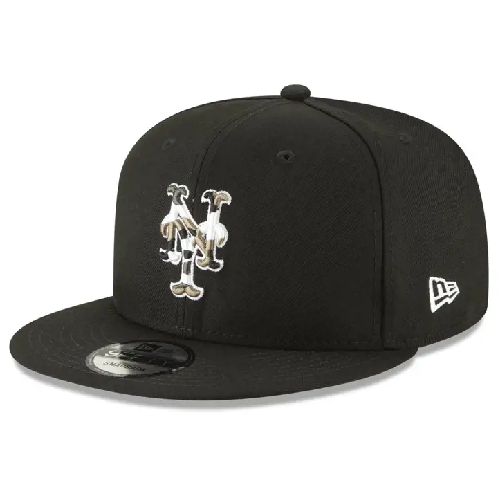 NEW YORK METS MLB Camouflage 9FIFTY Bordure Noire/Urbaine