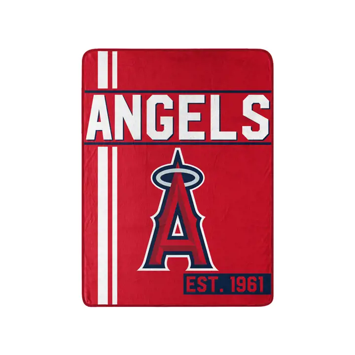 "LA Angels Micro Raschel 46x60 Couverture "Walk Off" Ast"