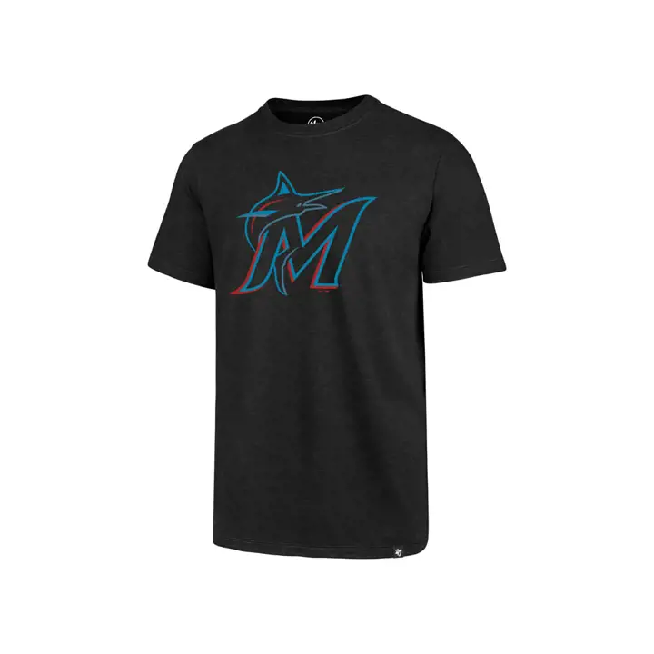 T-shirt M Marlins MLB Club Logo H noir