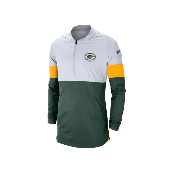 Green Bay Packers NFL Veste légère d'entraîneur 19 blc/vrt/