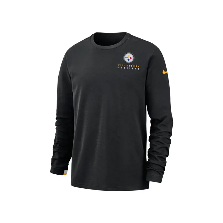 Pittsburgh Steelers NFL Dry Top Crew 19 noir/jaune