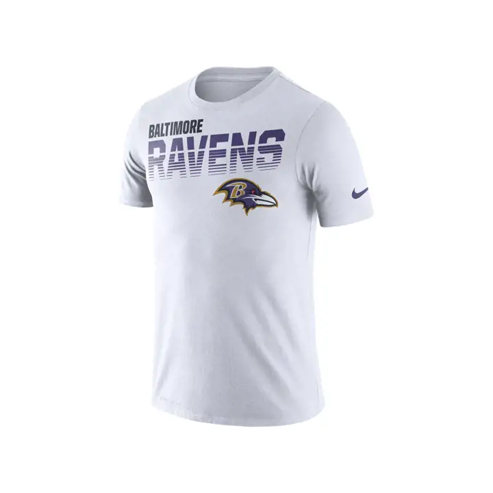 T-Shirt Baltimore Ravens NFL Légende Ligne d'engagement 19 wht