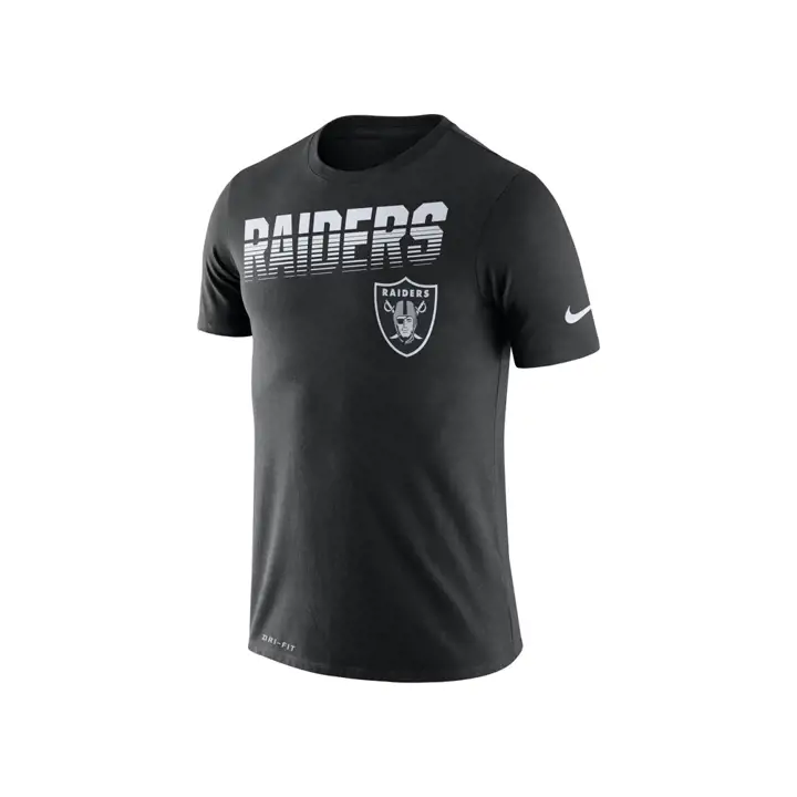 LAS VEGAS RAIDERS NFL Légende Ligne d'engagement T-Shirt 19 bl