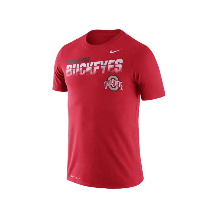 T-shirt Ohio State Buckeyes NCAA Legend Sideline 19 Rouge