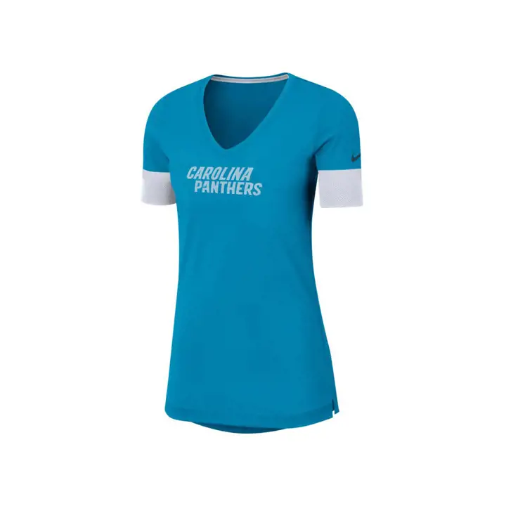 Haut de supporter NFL Carolina Panthers pour femme DF 19 Bleu/blanc/noir