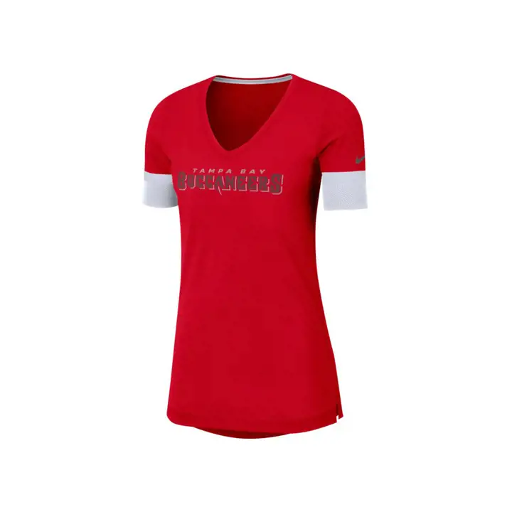 Haut de supporter NFL Tampa Bay Buccaneers pour femme DF 19 rouge/blanc/gris anthracite