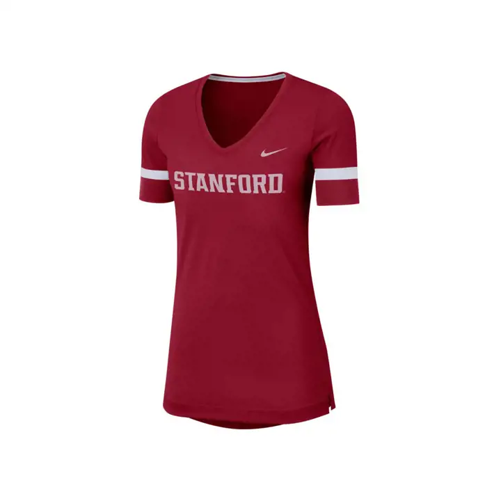 T-shirt en V pour femme fan des Stanford Cardinal NCAA 19 mars