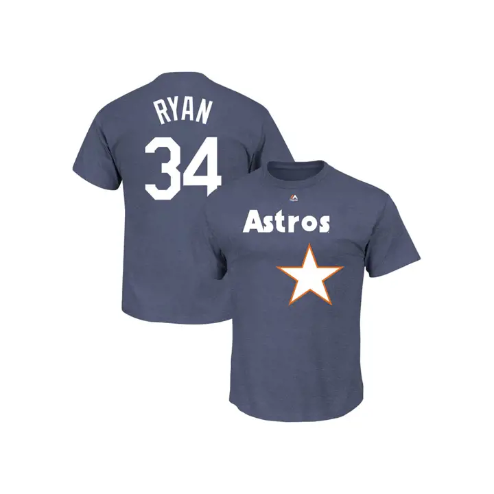 T-shirt Nolan Ryan des ASTROS MLB Classic Coop Player BLEU MARINE