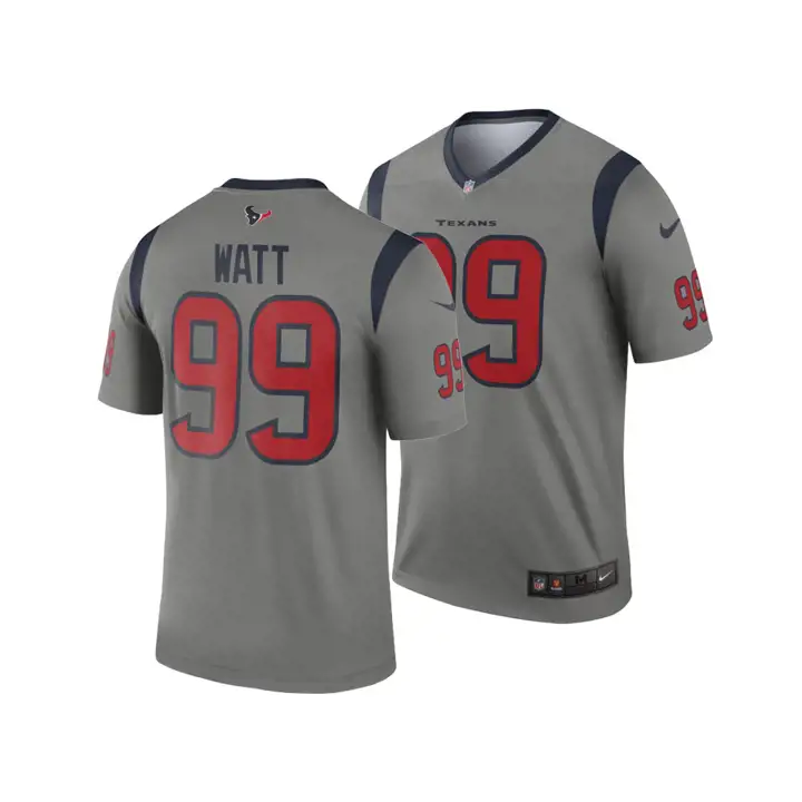 Maillot inversé Houston Texans NFL Color Legend gris acier/r