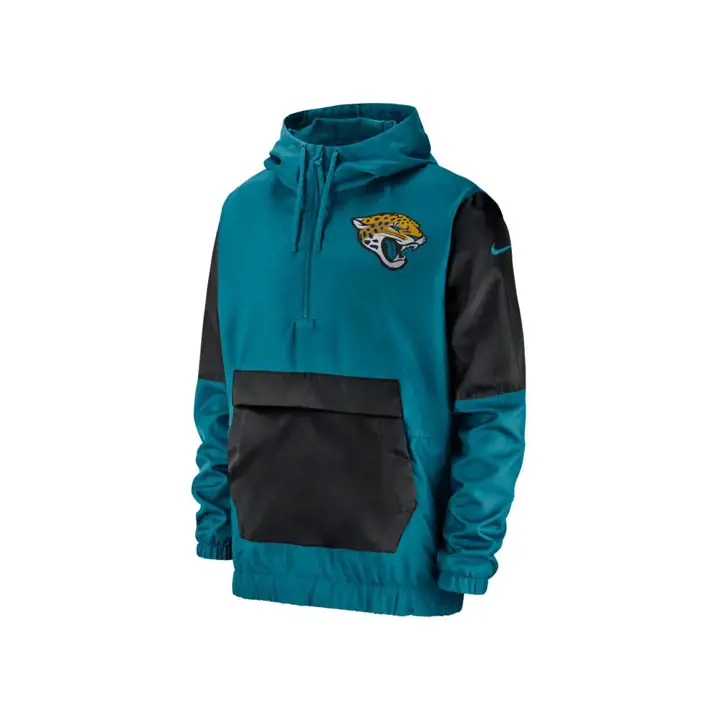 Veste anorak moderne NFL Jacksonville Jaguars 19 sarcelle/noir