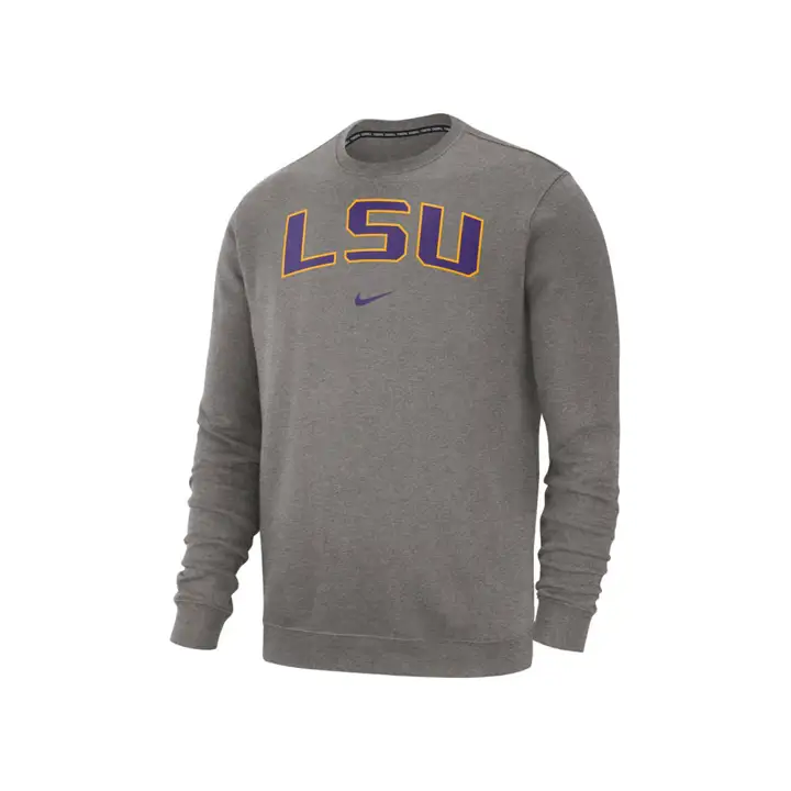 Sweat-shirt ras du cou L.S.U. NCAA Cotton Club gris