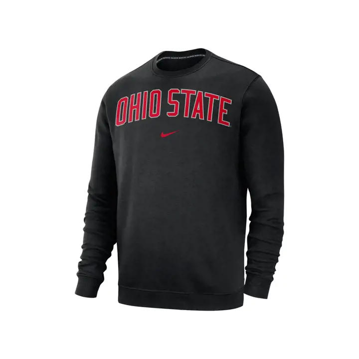 Ohio State Buckeyes NCAA Cotton Club Crew Neck Sweatshirt bl