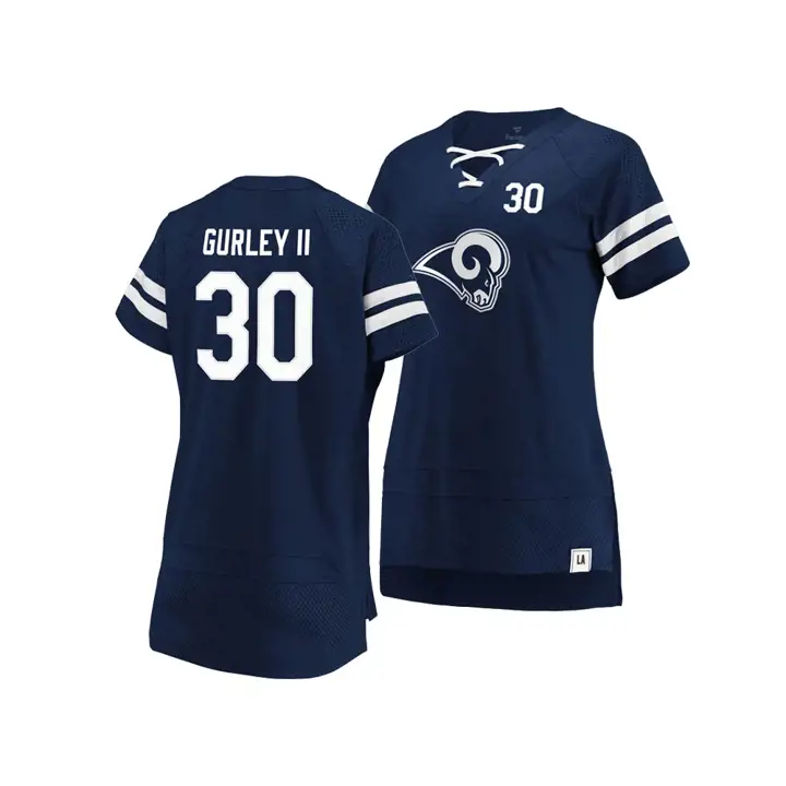 T-shirt femme NFL Los Angeles Rams Draft Him 19 Todd Gurley