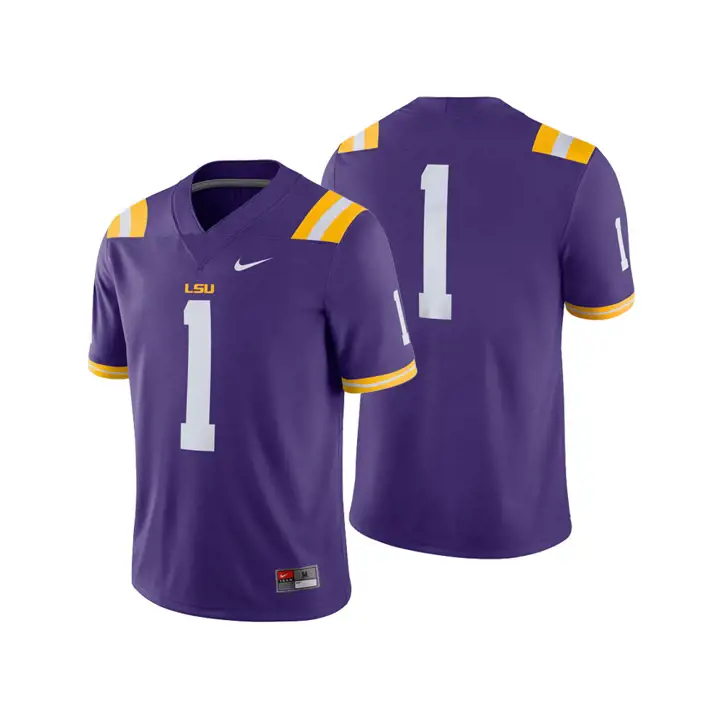 Maillot de football L.S.U. NCAA Replica Game violet