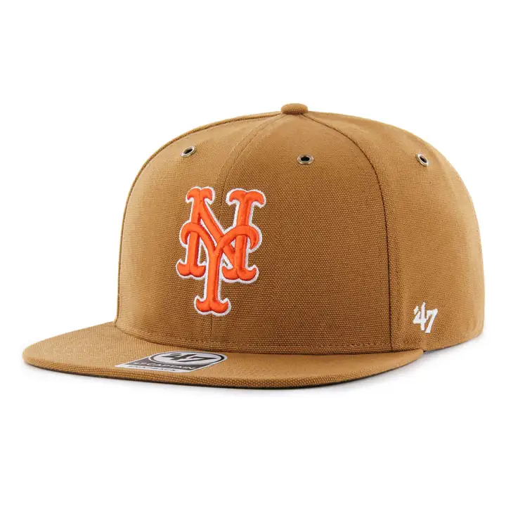NEW YORK METS MLB Casquette Carhartt X '47 Captain marron