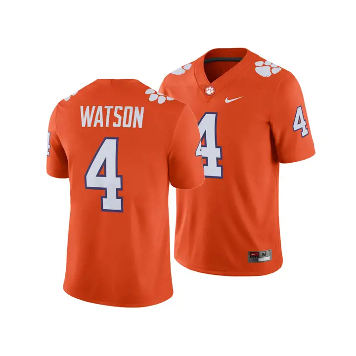 Maillot de match Clemson Tigers NCAA Joueur 19 DeShaun Watson org