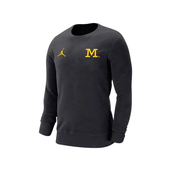 Sweat-shirt ras du cou Michigan NCAA 19 marine