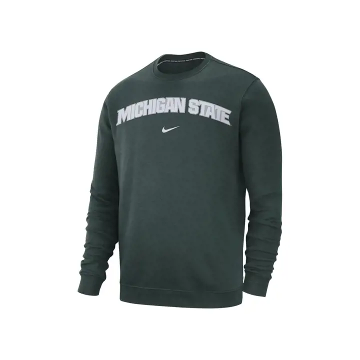 Michigan State Spartans NCAA Club polaire ras du cou vert