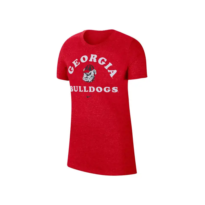 T-shirt chiné femme NCAA Georgia Bulldogs 19 rouge