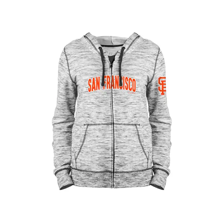 San Francisco Giants MLB Sweat à capuche femme chiné LE 19 noir