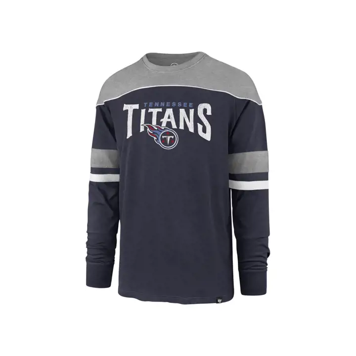 T-shirt à manches longues Tennessee Titans NFL Win Streak 19 marine/