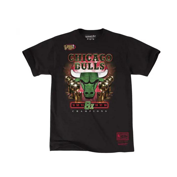 T-shirt Chicago Bulls MN Bulls vert collection noir/vert/rouge