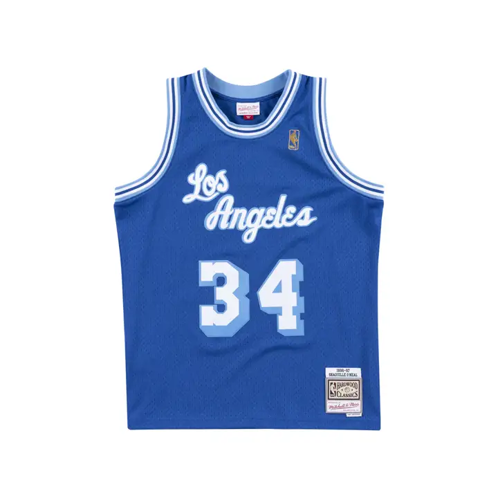 Maillot NBA M&N Swingman LAKERS Shaquille O'Neal bleu