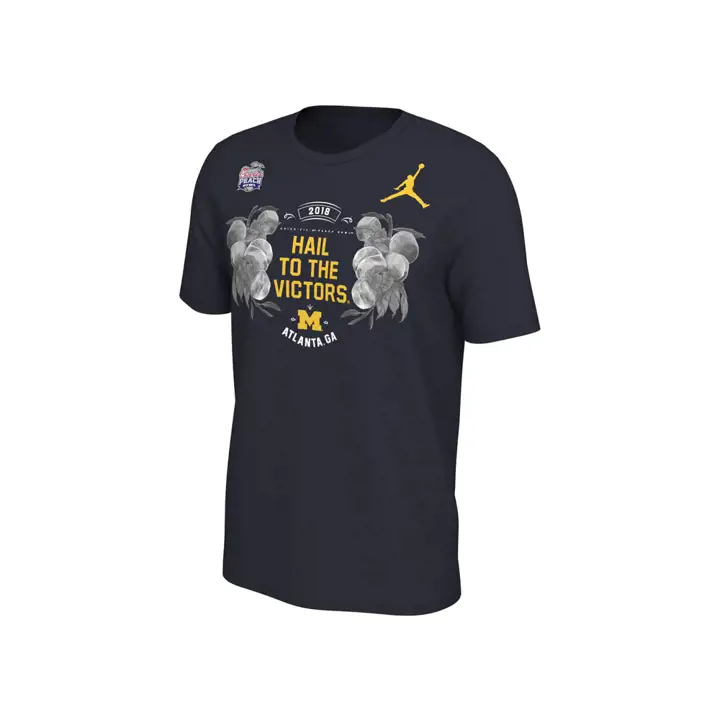 T-shirt bleu marine Michigan NCAA EB Bound Verbiage 18-19