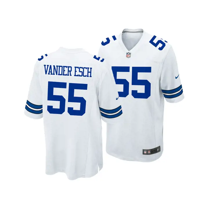 Maillot de match NFL Cowboys Leighton Vander Esch blc