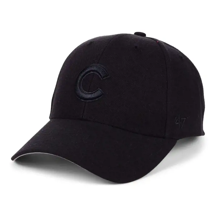 Chicago Cubs MLB Noir/Noir MVP Noir/Noir