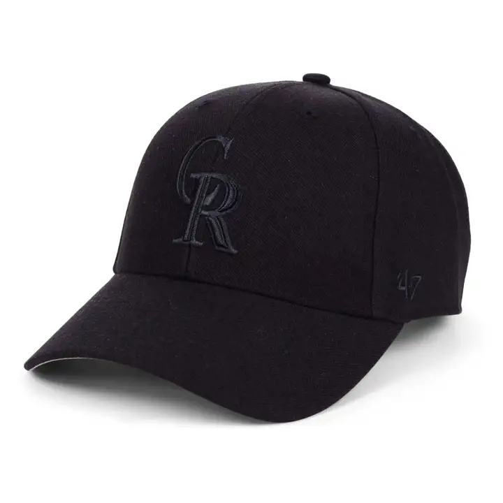 Colorado Rockies MLB Noir/Noir MVP Noir/Noir