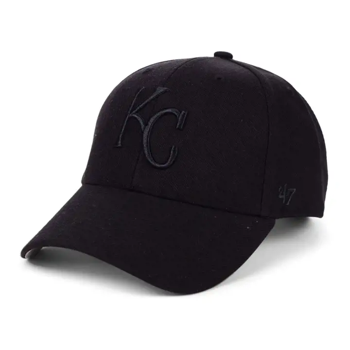 Kansas City Royals MLB Noir/Noir MVP Noir/Noir