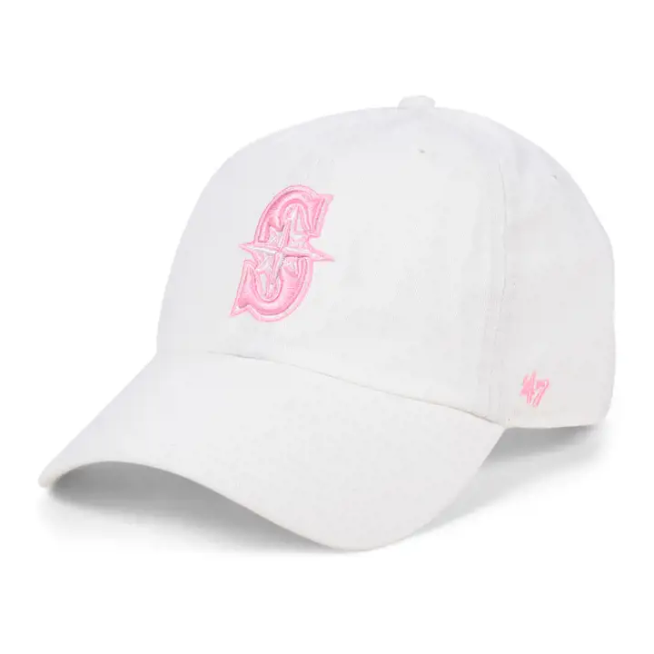 Seattle Mariners MLB White/Rose Clean Up BLANC