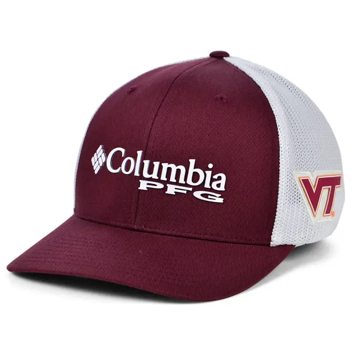 Virginia Tech Hokies NCAA PFG Stretch MAR/WHT