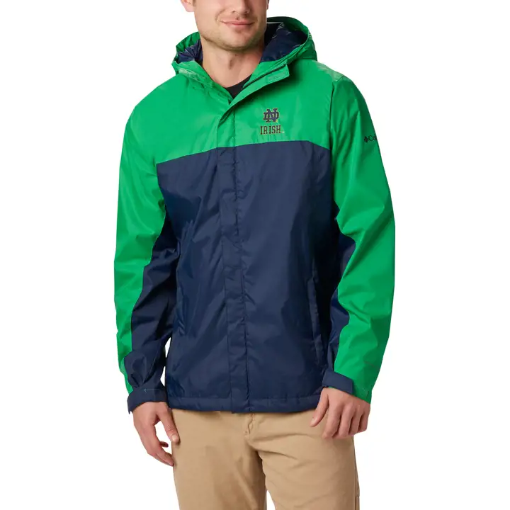 Notre Dame Fighting Irish NCAA Glennaker Storm Jacket 19 Vert