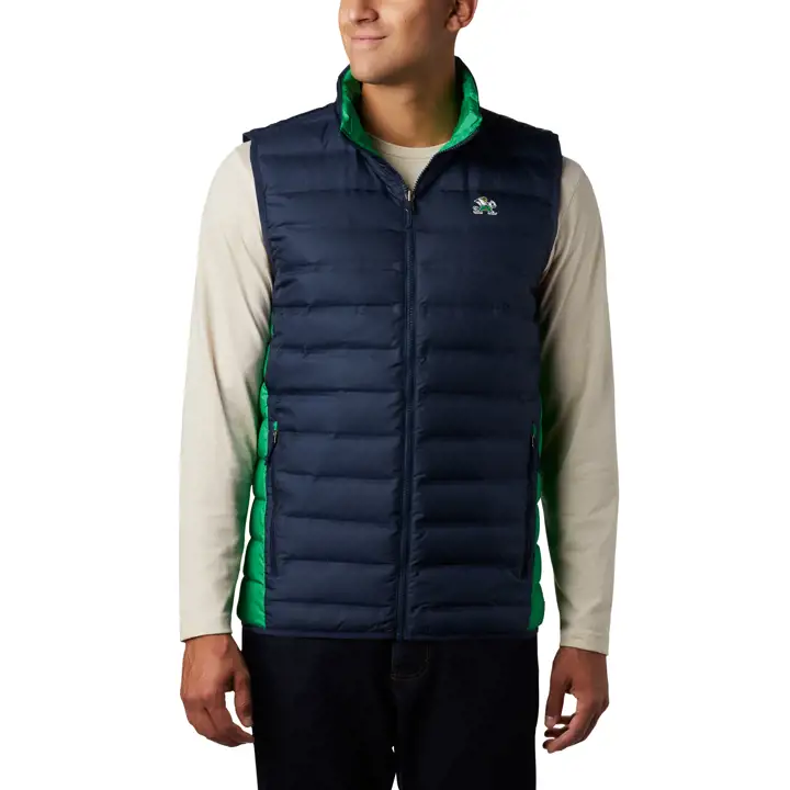 Gilet réversible en duvet Notre Dame Fighting Irish NCAA Lake 22