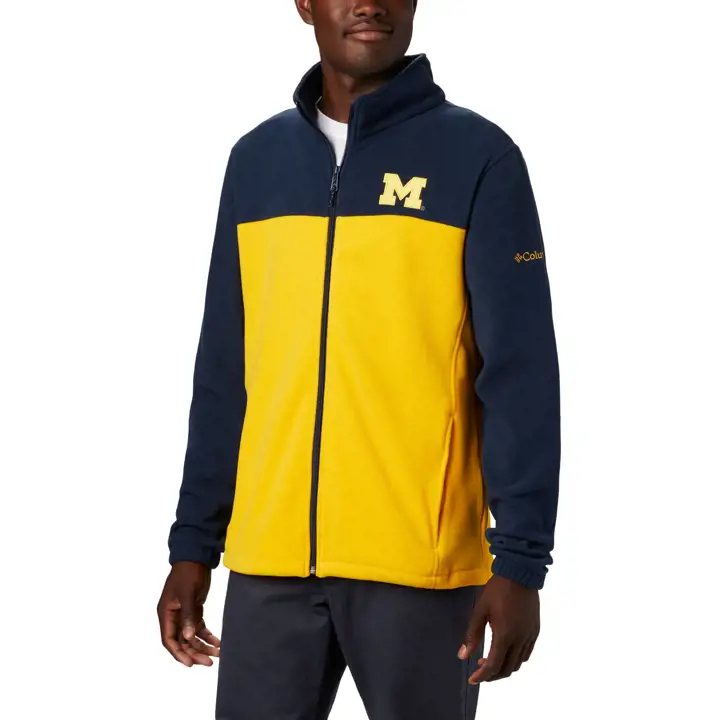 Veste polaire zippée intégrale Wolverines NCAA Flanker III 19