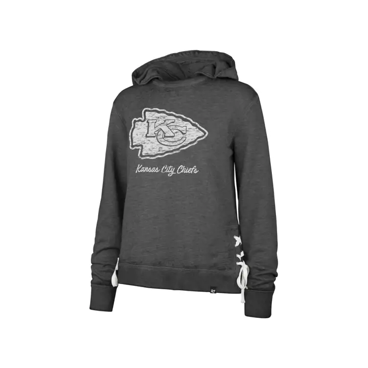 Kansas City Chiefs NFL Hoodie à Lacets Femme 19 noir
