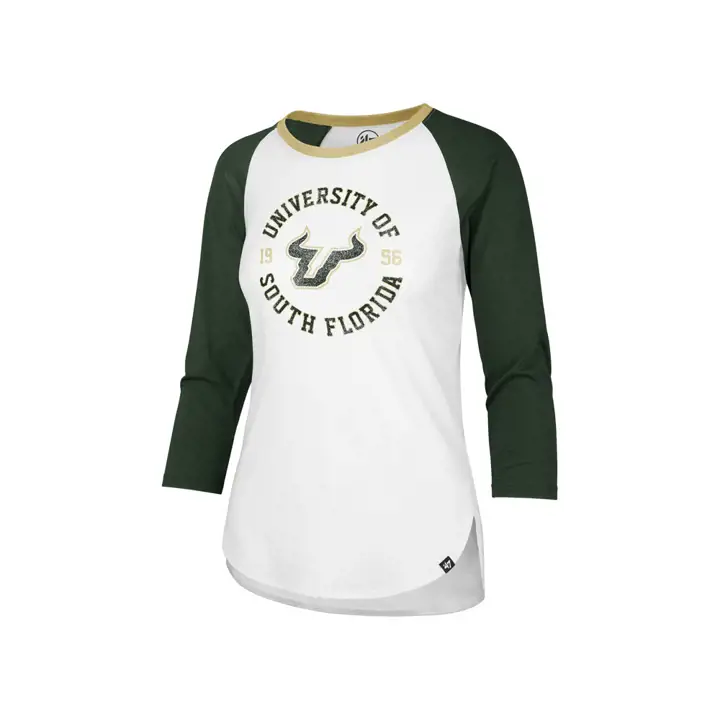 South Florida Bulls NCAA Femme Script Splitter Raglan 19 w