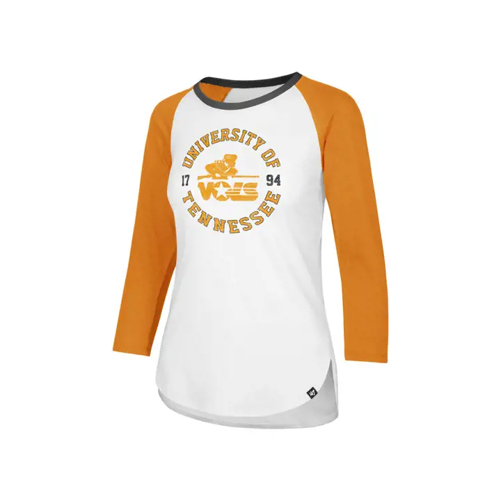 Tennessee Volunteers NCAA Femme Script Splitter Raglan 19
