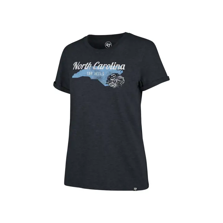 T-shirt tri-blend femme NCAA Tar Heels de l'UNC, match régional