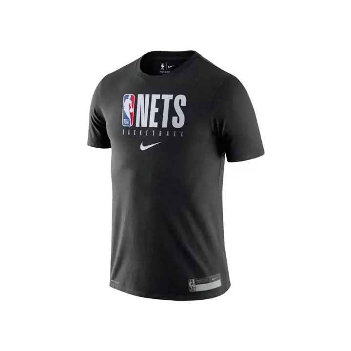 T-shirt d'entraînement de l'équipe de la NBA des Brooklyn Nets 19 noir